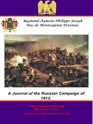 cover image of A Journal of the Russian Campaign of 1812